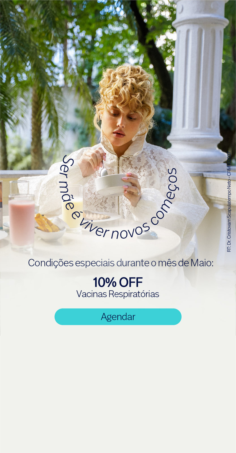 Campanha Alta Diagnósticos com condições especiais de 10% OFF em vacinas respiratórias