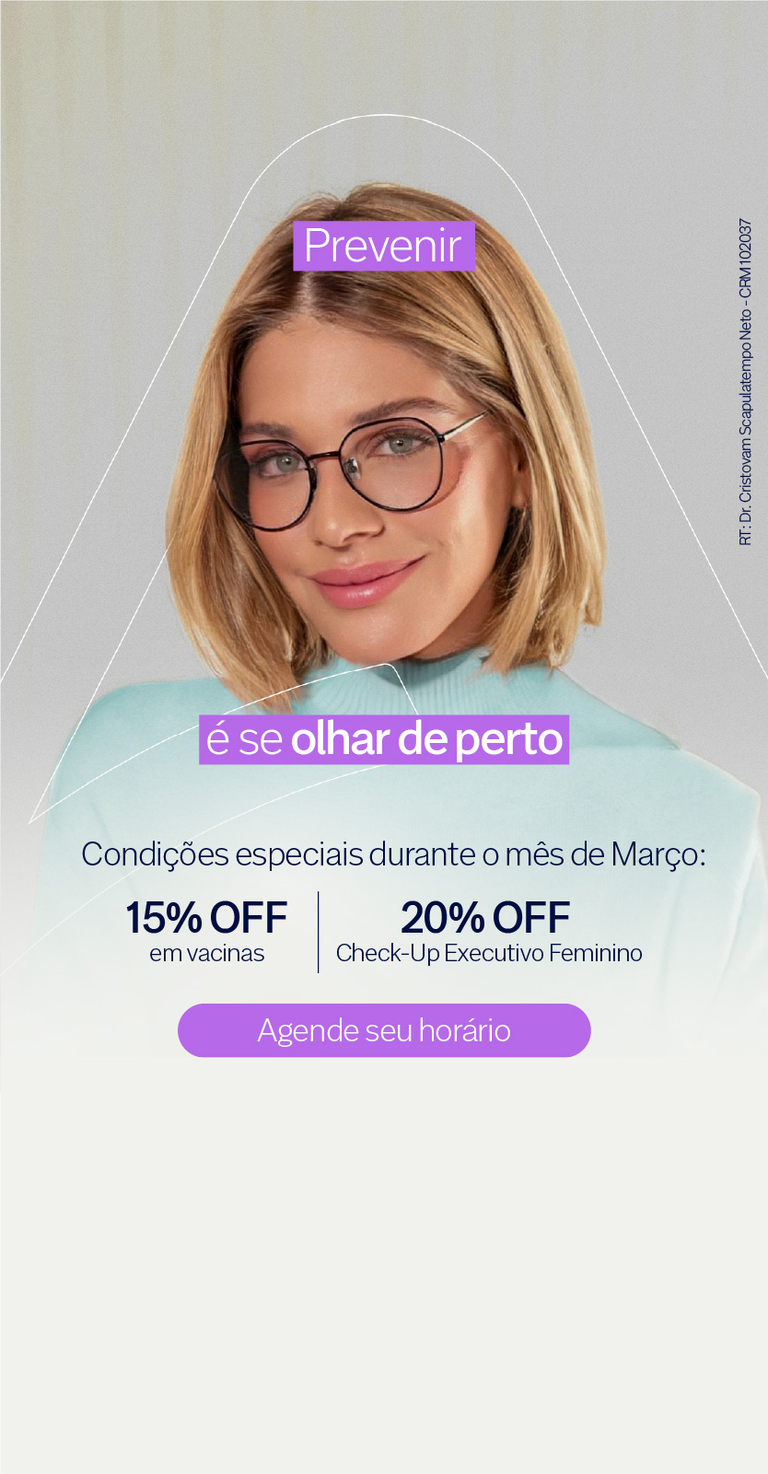 Março Lilás - Condições especiais em vacina de HPV